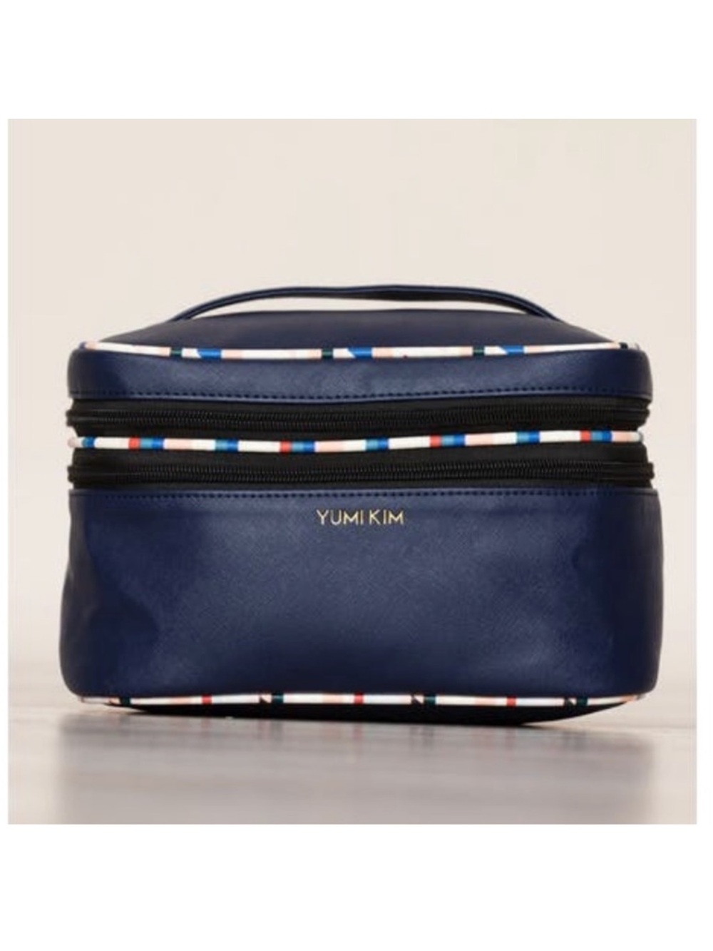 New! Yumi Kim Waxed canvas toiletry cosmetic bag